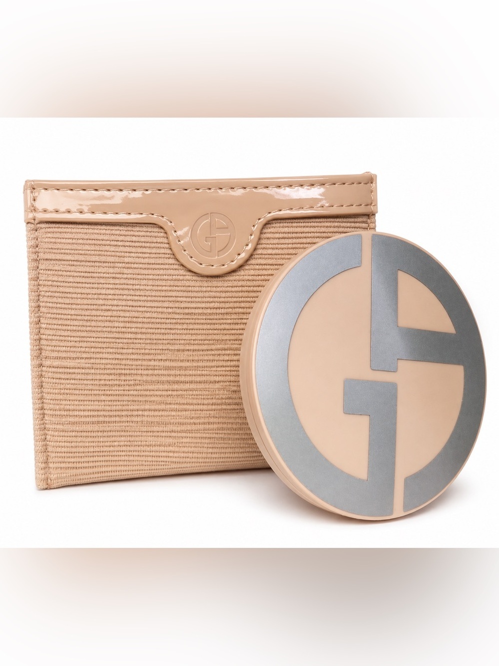Giorgio Armani Beauty Mirror with Pouch NEW!